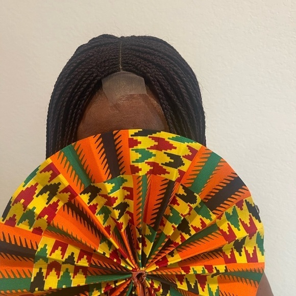 Braided Purple colored Wig - Picture 3 of 9